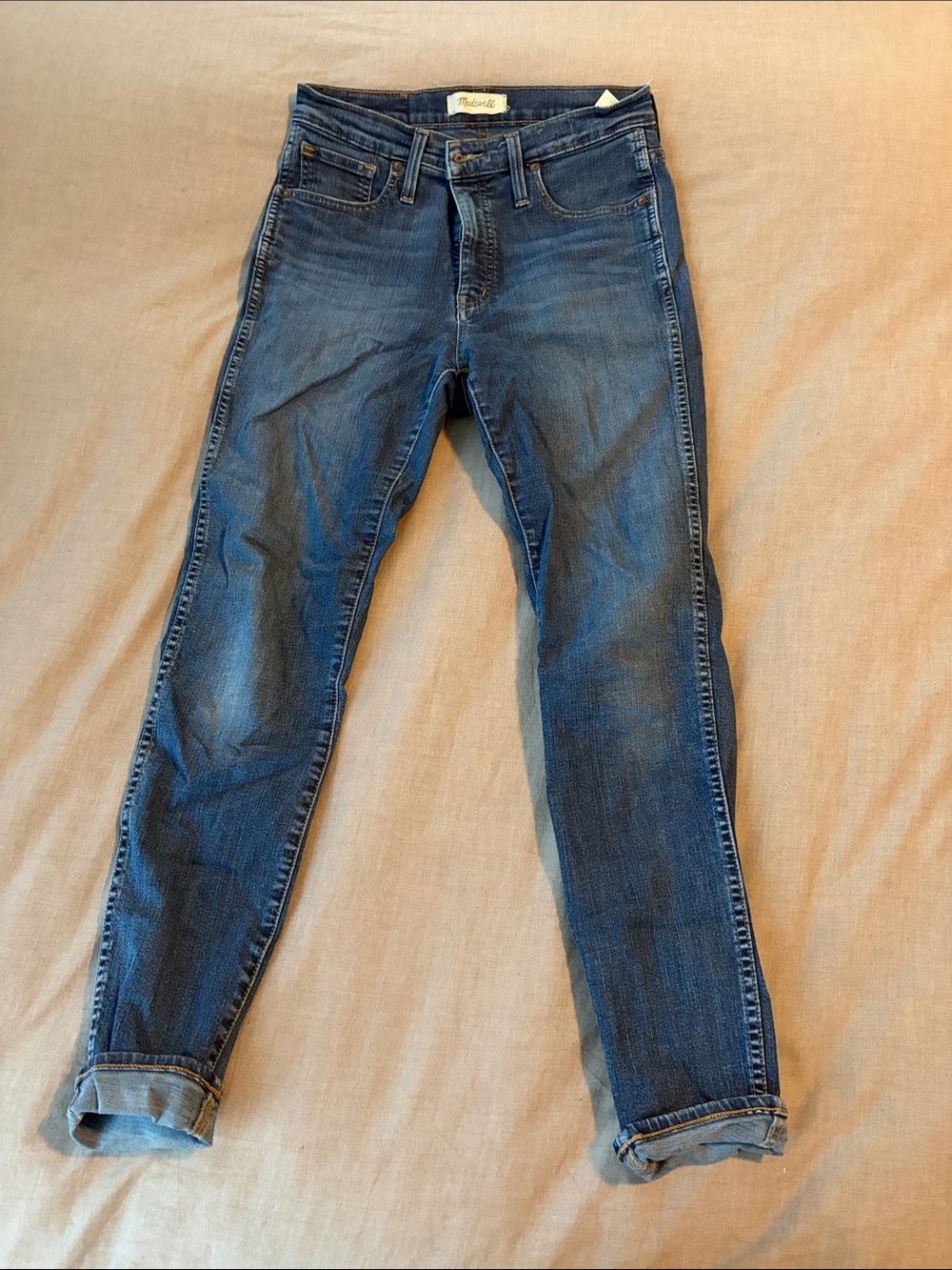 Madewell Women's Skinny Jeans in Washed Blue